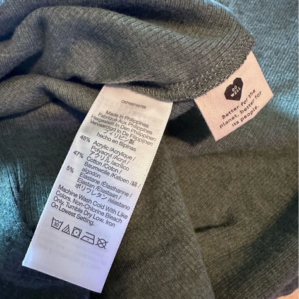 Madewell Ribbed Sleeveless Tank in Forrest Green- Size Small New With Tags - Picture 2 of 5